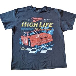 Miller High Life Official Licensed Product 100% Cotton Short Sleeve Tee Shirt